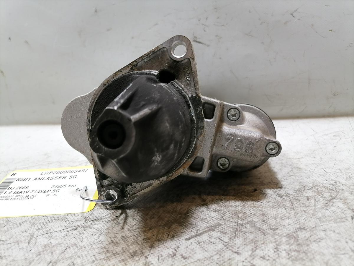 Opel Astra H original Anlasser Starter 1.4 66kW Z14XEP Bj.2009